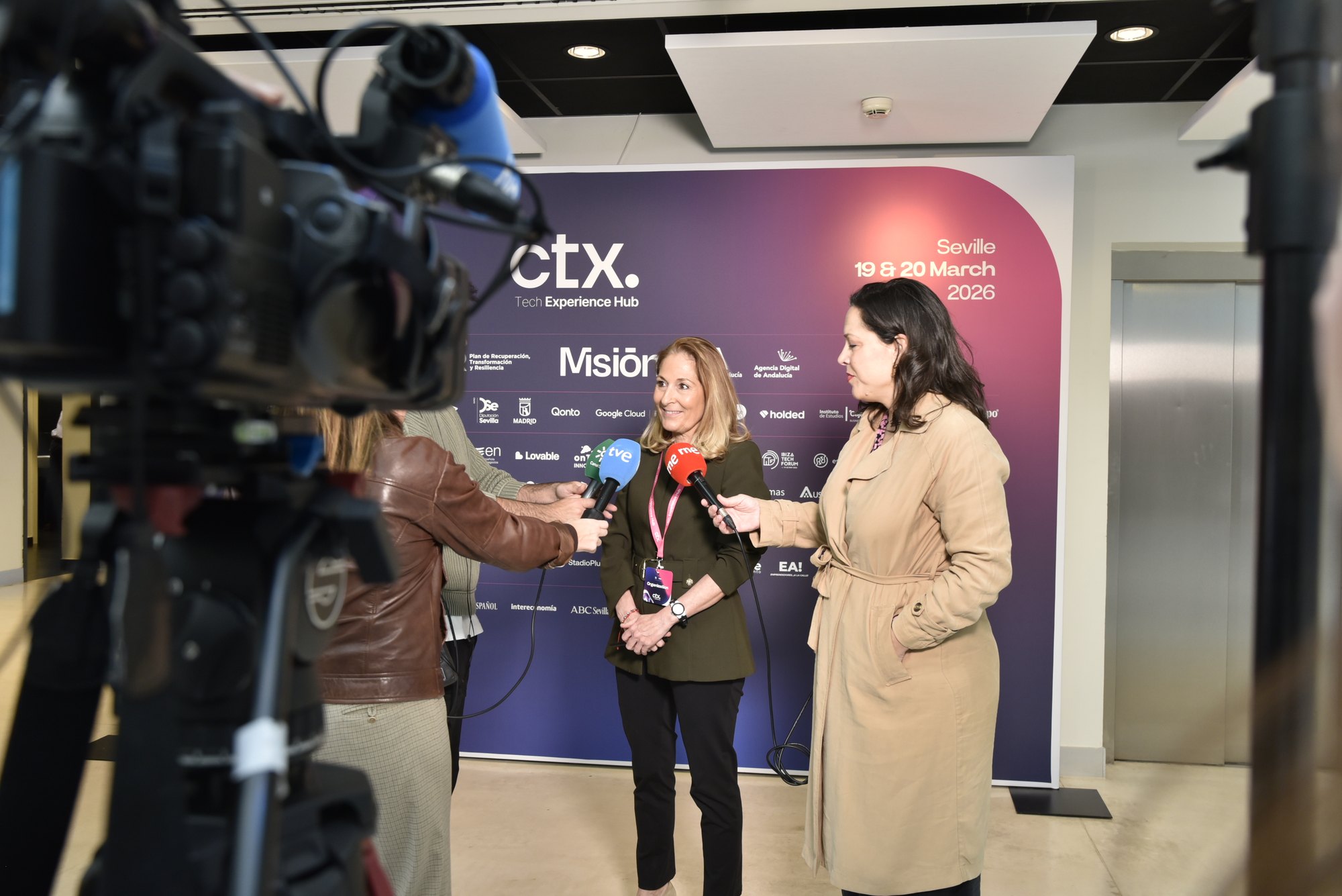 Rueda de prensa de Wildcom en la primera edición de CTX Tech Experience en Sevilla