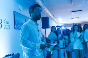 Convocatoria de prensa de Huspy en su nuevo hub de Málaga